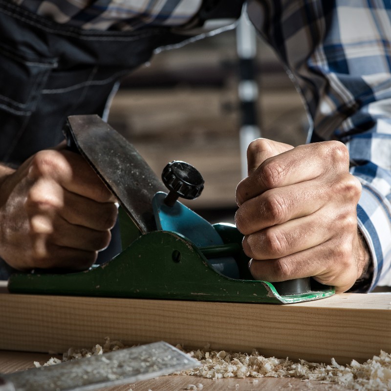 Carpenter at work