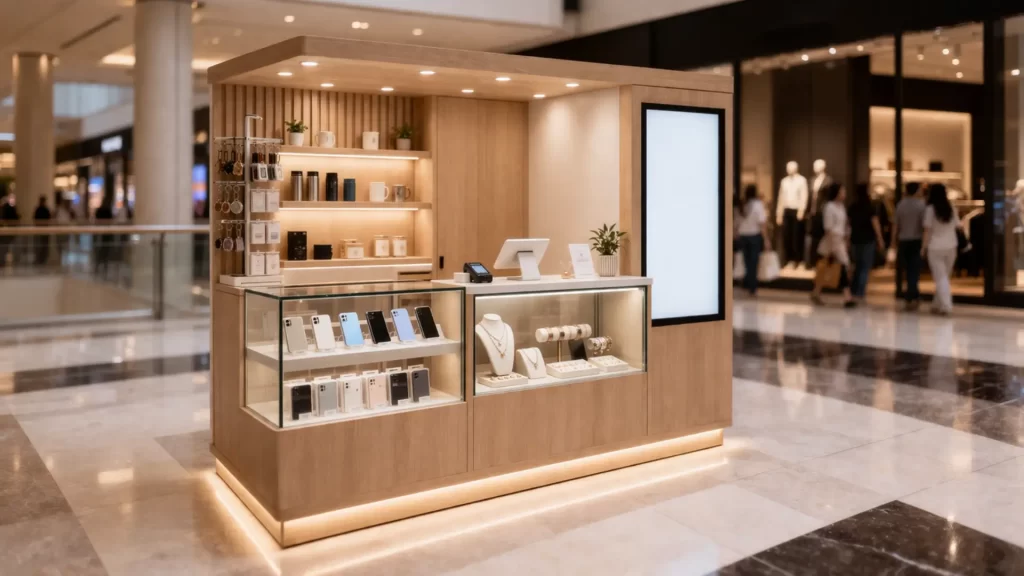 mall kiosk in Dubai