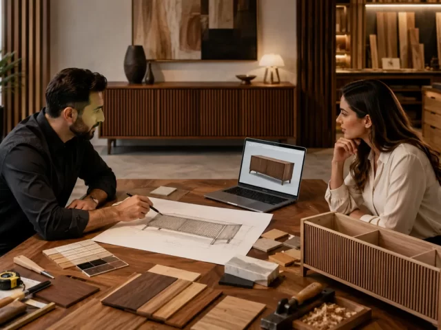 Step-by-Step Process for Ordering Custom Wood Furniture in Dubai
