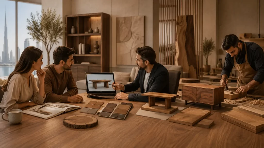 Custom Wood Furniture in Dubai