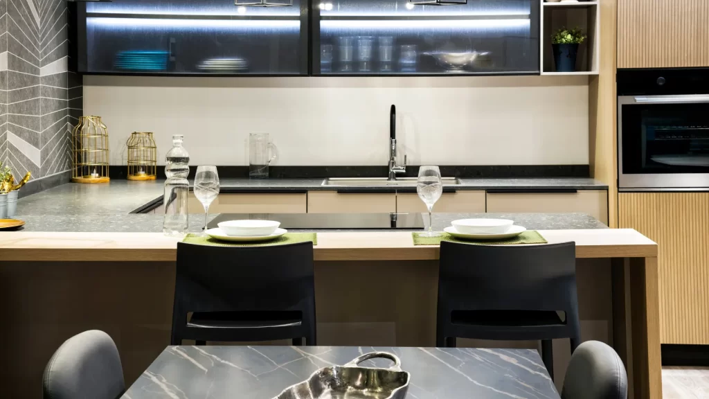 Modern kitchen cabinets